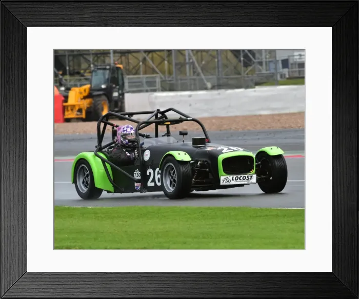 Framed Print : CM5 6649 Sian Stafford-Atkinson, Locost, BWRDC Framed Print : CM5 6649 Sian Stafford-Atkinson, Locost, BWRDC