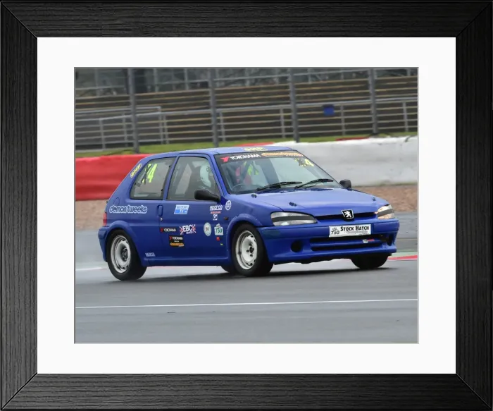 Framed Print : CM5 6658 Barbara Shillaker, Peugeot 106 Rallye, BWRDC, Ladies Handicap race Framed Print : CM5 6658 Barbara Shillaker, Peugeot 106 Rallye, BWRDC, Ladies Handicap race