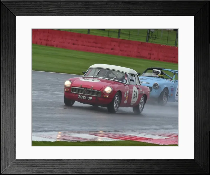 Framed Print : CM5 7147 Beverley Phillips, MG B, 366 LOP