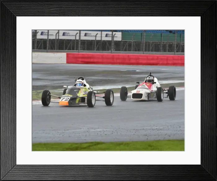 Framed Print : CM5 7609 Tom Brown, Van Diemen RF86, Conor Murphy, Van Diemen RF83