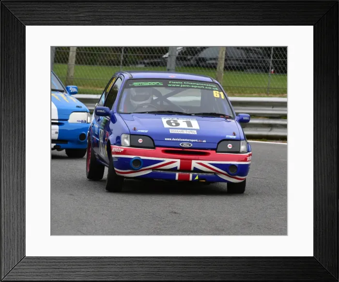 Framed Print : CM5 5261 Peter Daniels, Ford Fiesta Si