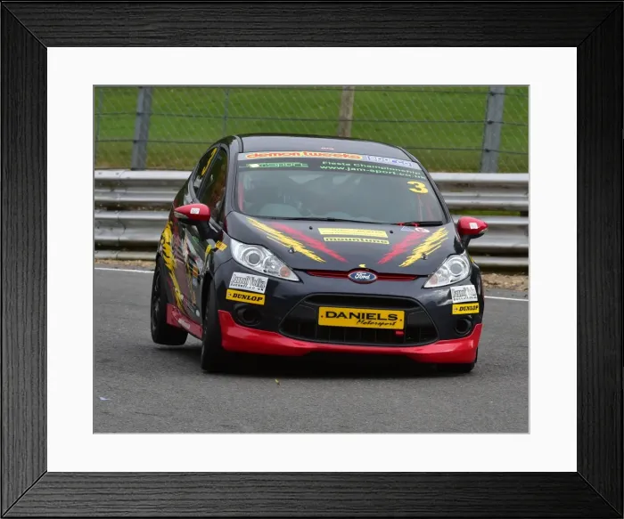 Framed Print : CM5 5284 David Abbott, Ford Fiesta Zetec S Framed Print : CM5 5284 David Abbott, Ford Fiesta Zetec S
