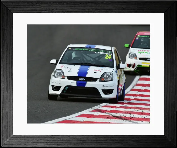 Framed Print : CM5 6281 George Jackson, Ford Fiesta ST