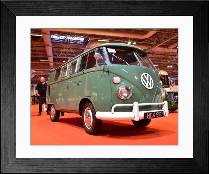 Framed Print : CM5 8464 T1 VW Microbus