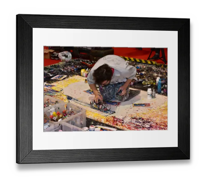 Framed Print : CM5 8536 popbang colour Framed Print : CM5 8536 popbang colour