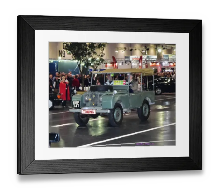 Framed Print : CM5 8650 Land Rover Series 1, KBP 747, 1948