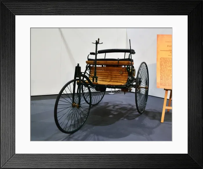 Framed Print : CM5 8588 Mercedes Benz, Patent Motorwagen Framed Print : CM5 8588 Mercedes Benz, Patent Motorwagen
