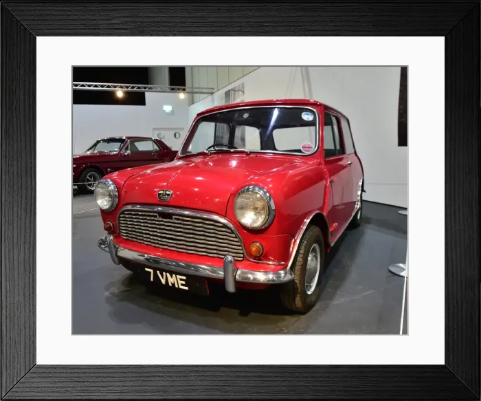 Framed Print : CM5 8592 Austin Mini, 7 VME