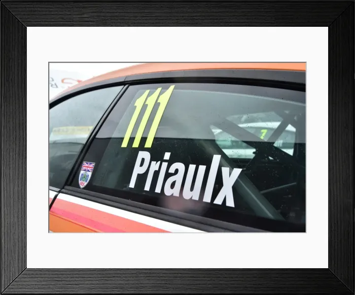 Framed Print : CM5 9489 Andy Priaulx, BMW 125i M Sport