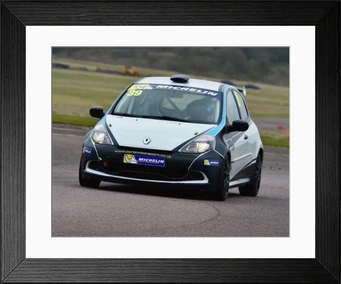 Framed Print : CM5 9515 Renault UK Clio Cup Framed Print : CM5 9515 Renault UK Clio Cup