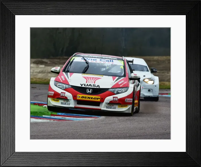 Framed Print : CM5 9579 Matt Neal, Gordon Shedden, Honda Civic Tourer Framed Print : CM5 9579 Matt Neal, Gordon Shedden, Honda Civic Tourer