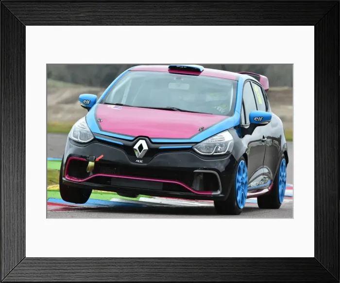 Framed Print : CM5 9589 Renault UK Clio Cup Framed Print : CM5 9589 Renault UK Clio Cup