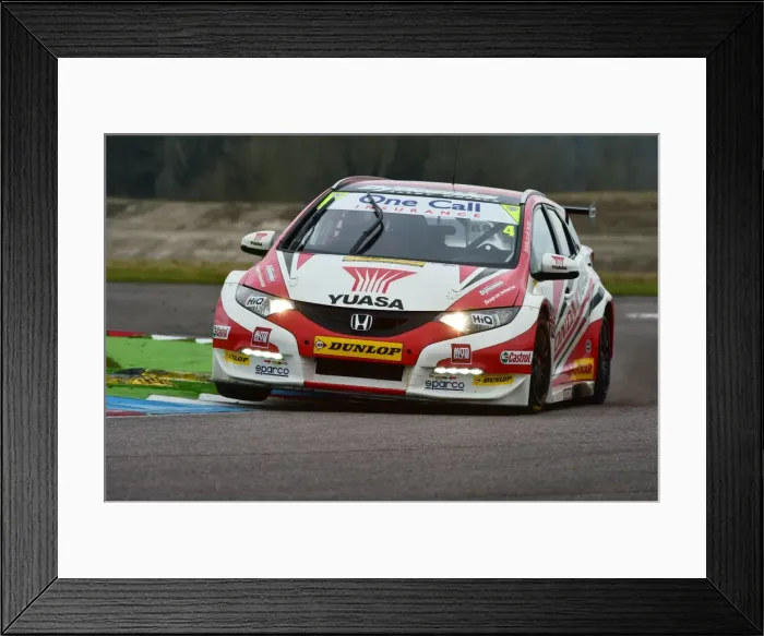 Framed Print : CM5 9599 Matt Neal, Gordon Shedden, Honda Civic Tourer Framed Print : CM5 9599 Matt Neal, Gordon Shedden, Honda Civic Tourer