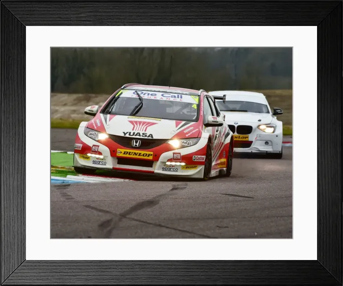 Framed Print : CM5 9626 Matt Neal, Gordon Shedden, Honda Civic Tourer Framed Print : CM5 9626 Matt Neal, Gordon Shedden, Honda Civic Tourer