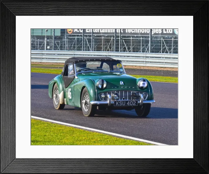 Framed Print : CM6 0154 James Mitchell, Triumph TR 3A Framed Print : CM6 0154 James Mitchell, Triumph TR 3A