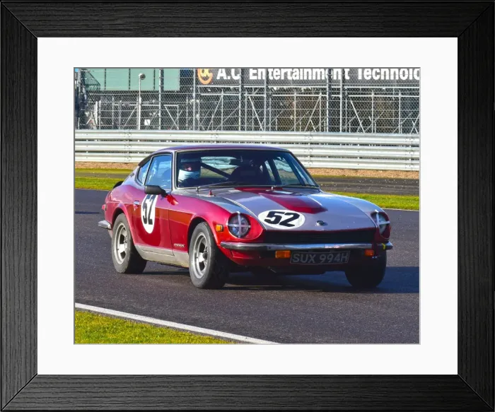 Framed Print : CM6 0159 Paul Stafford, Datsun 240Z, SUX 994 H Framed Print : CM6 0159 Paul Stafford, Datsun 240Z, SUX 994 H