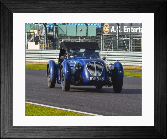 Framed Print : CM6 0214 Steven Pryke, Healey Silverstone, JDG 345 Framed Print : CM6 0214 Steven Pryke, Healey Silverstone, JDG 345