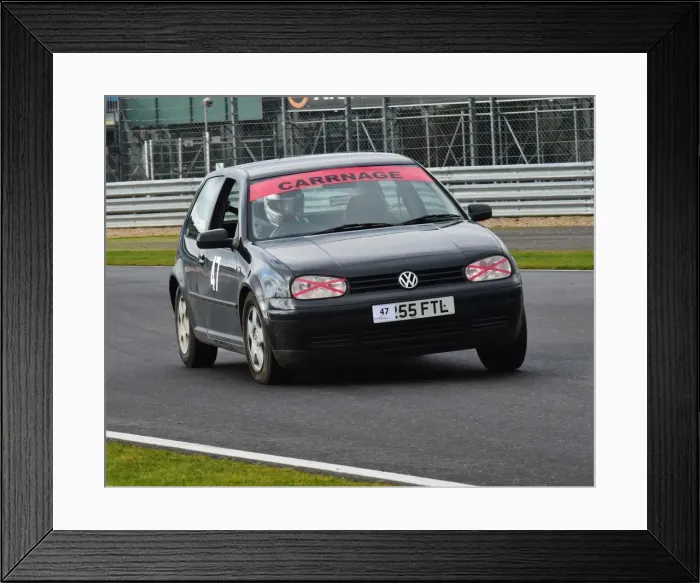 Framed Print : CM6 0292 Gillian Carr, Volkswagen Golf