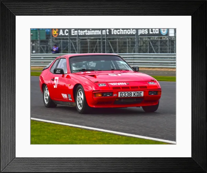 Framed Print : CM6 0323 Jakob Ebrey, Porsche 924S
