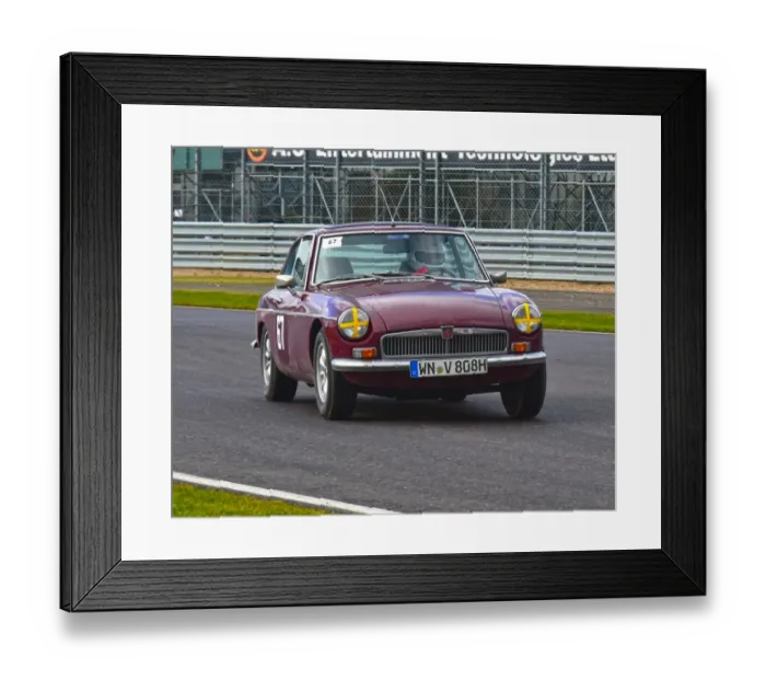 Framed Print : CM6 0347 Klaus-Peter Mutschler, MG B GT V8