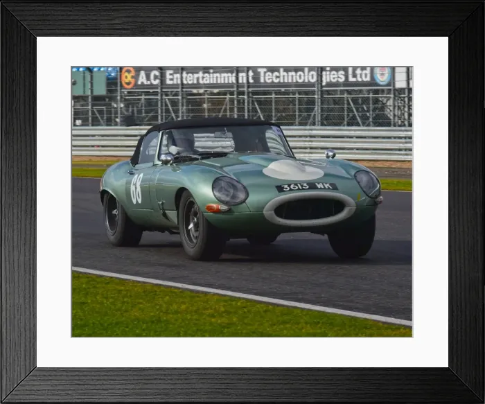 Framed Print : CM6 0350 Charles Gillett, Jaguar E-Type Framed Print : CM6 0350 Charles Gillett, Jaguar E-Type