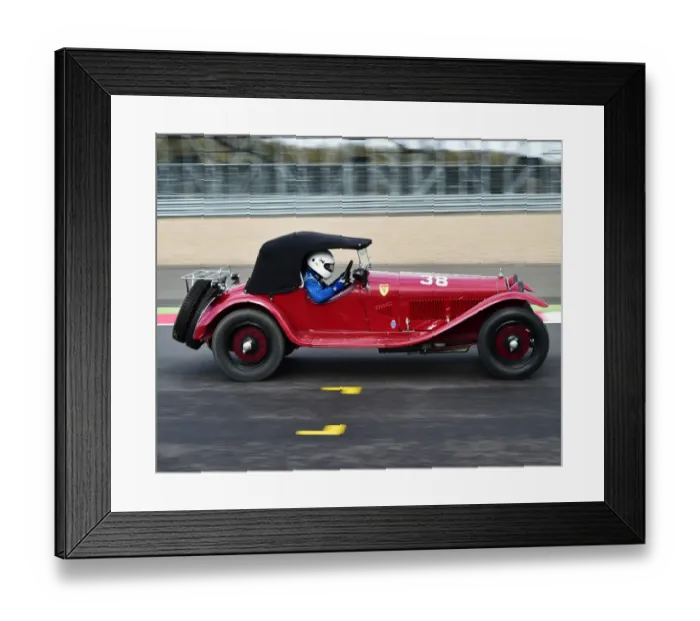 Framed Print : CM6 0479 Alex Pilkington, Alfa Romeo 6C 1750, EAS 751 Framed Print : CM6 0479 Alex Pilkington, Alfa Romeo 6C 1750, EAS 751