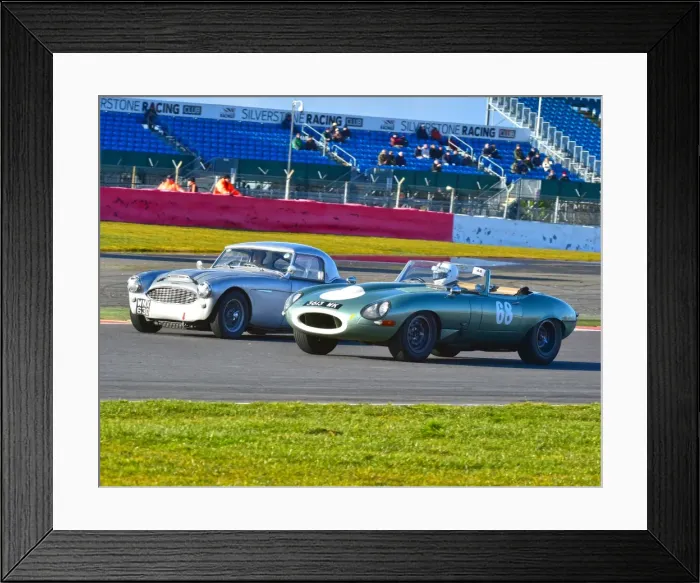 Framed Print : CM6 0826 Charles Gillett, Jaguar E-Type, Sean Bramhall, Austin Healey 100-6 Framed Print : CM6 0826 Charles Gillett, Jaguar E-Type, Sean Bramhall, Austin Healey 100-6