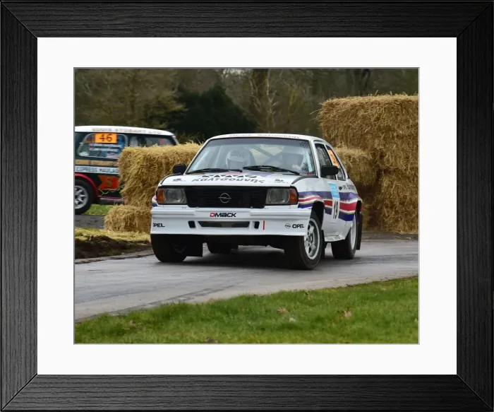 Framed Print : CM6 1107 Chris Brikbeck, Opel Ascona 400