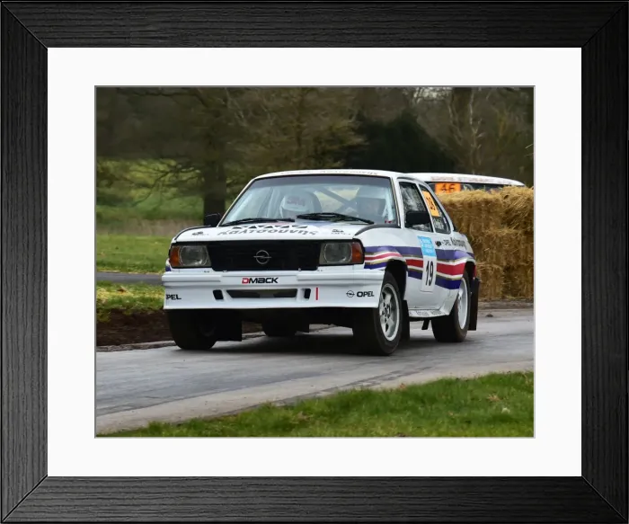 Framed Print : CM6 1108 Chris Brikbeck, Opel Ascona 400