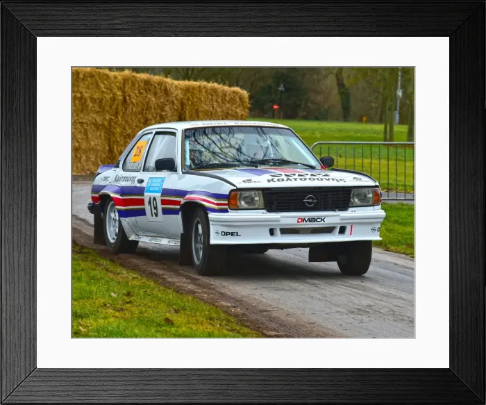 Framed Print : CM6 1115 Chris Brikbeck, Opel Ascona 400 Framed Print : CM6 1115 Chris Brikbeck, Opel Ascona 400
