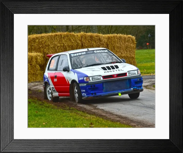 Framed Print : CM6 1122 Grafton Beddoes, Nissan Pulsar, K 862 YEL Framed Print : CM6 1122 Grafton Beddoes, Nissan Pulsar, K 862 YEL