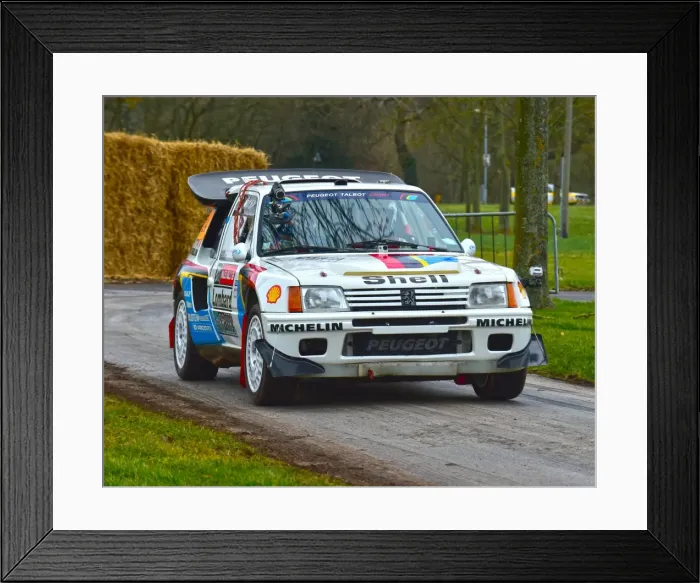 Framed Print : CM6 1155 K Fuber, A Medlicott, Peugeot 205 T16 Framed Print : CM6 1155 K Fuber, A Medlicott, Peugeot 205 T16