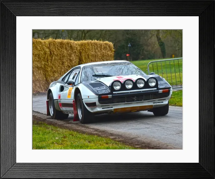 Framed Print : CM6 1170 Lee Jones, Ferrari 308 GTB