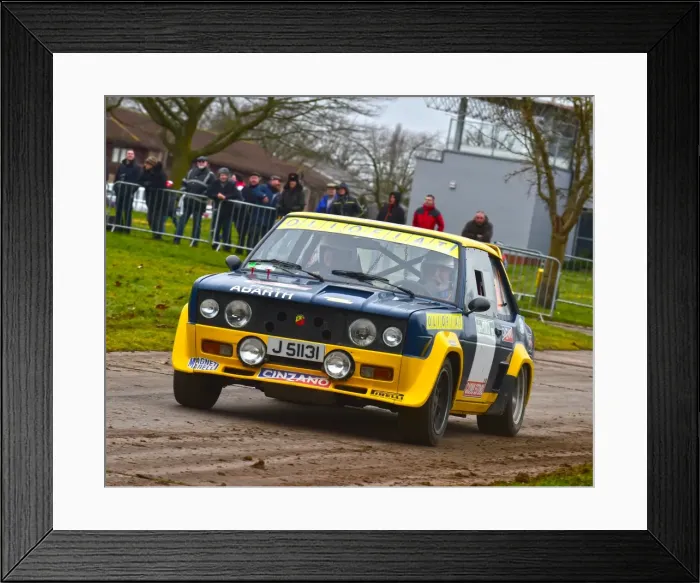 Framed Print : CM6 1174 Tim Parker-Gamer, FIAT 131 Abarth