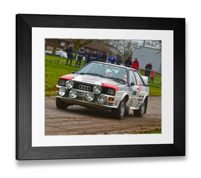 Framed Print : CM6 1182 Andy Trayner, Audi quattro Grp 4 Framed Print : CM6 1182 Andy Trayner, Audi quattro Grp 4