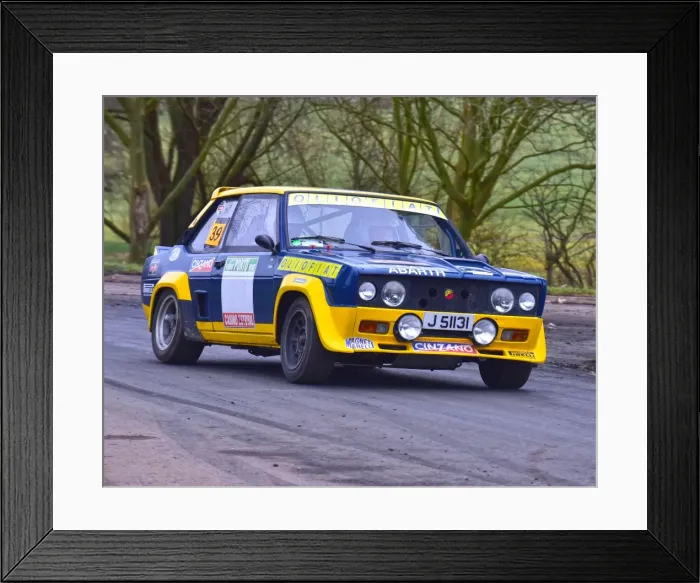 Framed Print : CM6 1225 Tim Parker-Gamer, FIAT 131 Abarth