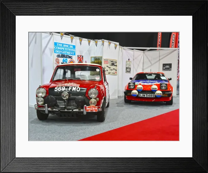 Framed Print : CM6 1431 Mini Cooper S, 569 FMO, Triumph TR7, SJW 548 S Framed Print : CM6 1431 Mini Cooper S, 569 FMO, Triumph TR7, SJW 548 S
