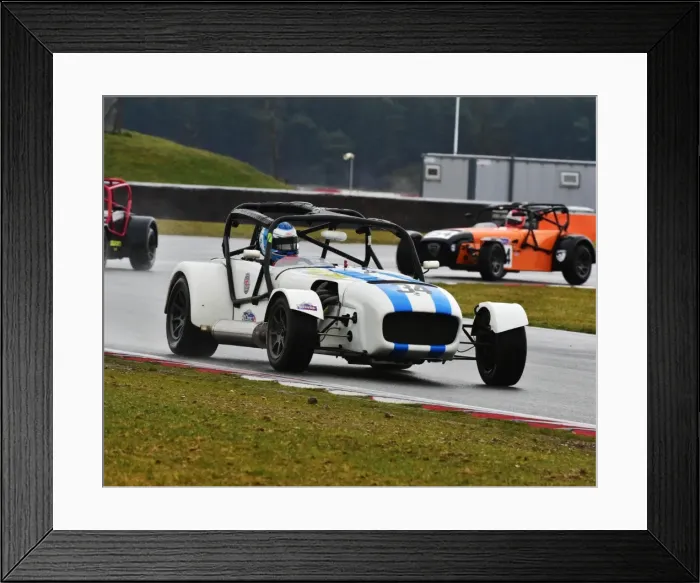 Framed Print : CM6 6522. CSCC Test Day Snetterton 26th March 2015