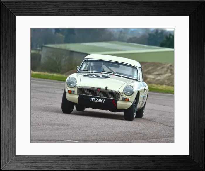 Framed Print : CM6 7958 Steve Naish, MGB, 3323 KV