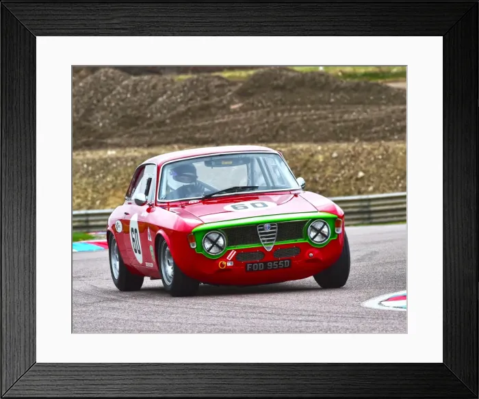 Framed Print : CM6 8291 Neil Merry, Alfa Romeo Giulietta Sprint GTA