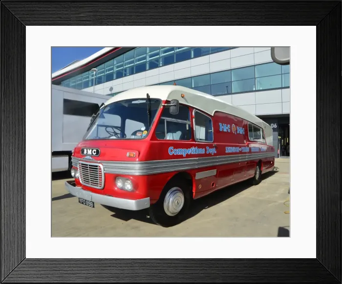 Framed Print : CJ5 7160 BMC Competitions dept, transporter Framed Print : CJ5 7160 BMC Competitions dept, transporter
