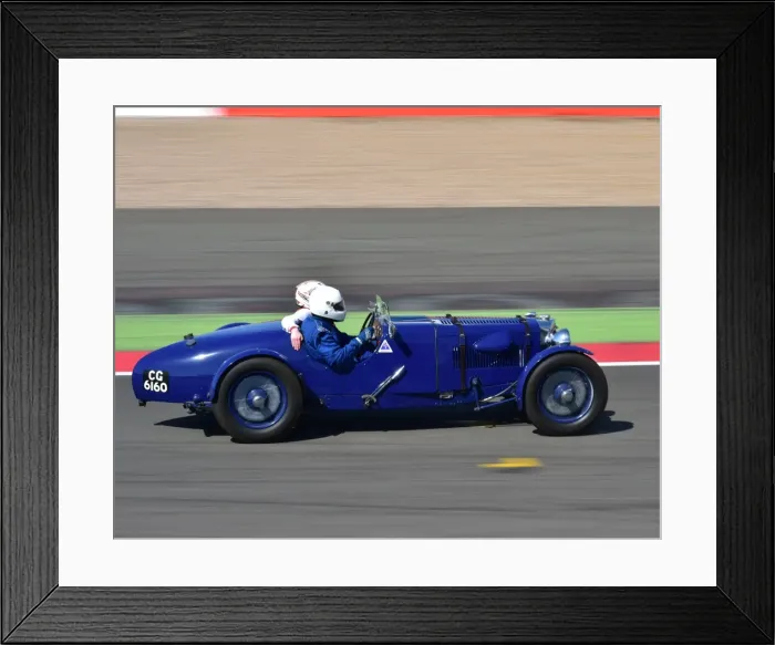 Framed Print : CM7 0728. Silverstone Classic Media day, 15th April 2015
