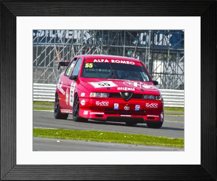 Framed Print : CM7 0785. Silverstone Classic Media day, 15th April 2015.Chris McEvoy