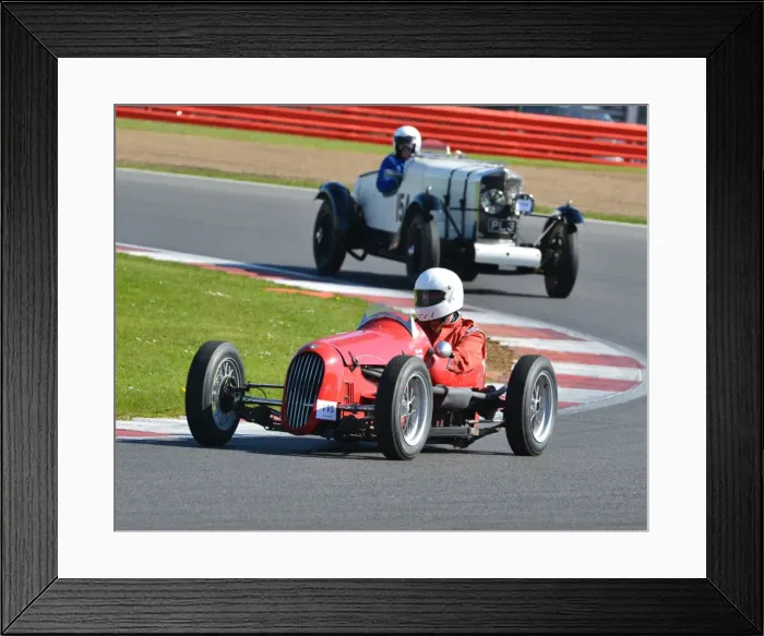 Framed Print : CJ5 7448 James Ricketts, Austin 7 Monoposto Framed Print : CJ5 7448 James Ricketts, Austin 7 Monoposto