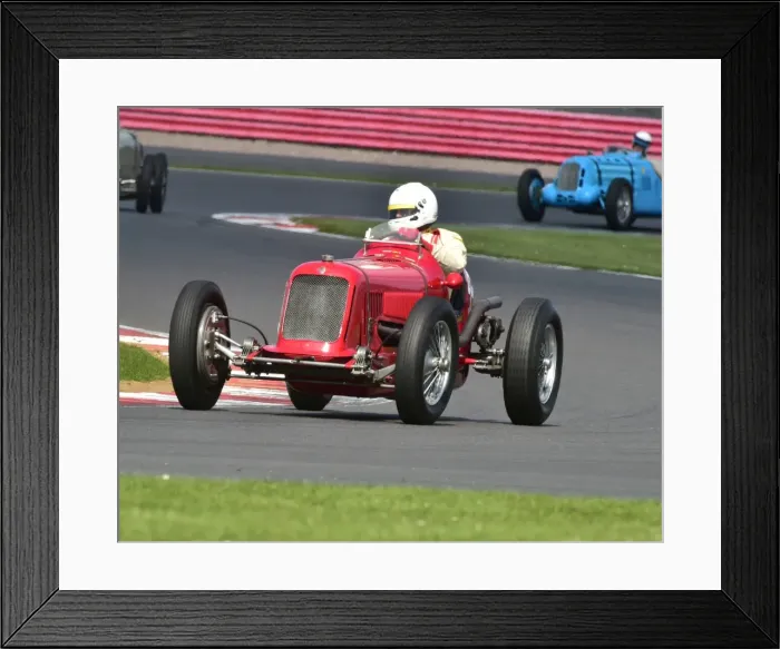 Framed Print : CM7 1847 Sean Danaher, Maserati 8CM
