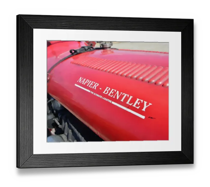 Framed Print : CJ5 7210 Christopher Williams, Napier Bentley Framed Print : CJ5 7210 Christopher Williams, Napier Bentley