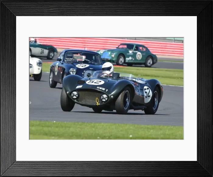 Framed Print : CJ5 7258 Matt Grist, HWM Jaguar Framed Print : CJ5 7258 Matt Grist, HWM Jaguar