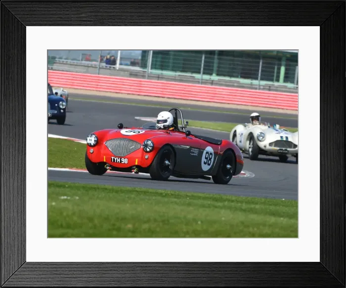 Framed Print : CJ5 7278 Nick Matthews, Austin Healey 100-4 Framed Print : CJ5 7278 Nick Matthews, Austin Healey 100-4