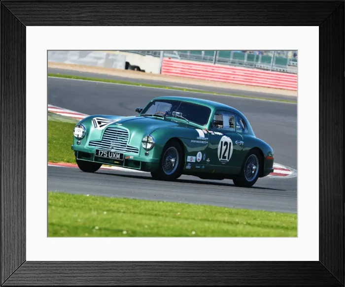 Framed Print : CJ5 7317 Glynn Allen, Aston Martin DB2 Le Mans