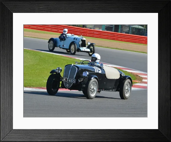 Framed Print : CJ5 7435 Cyril Hancock, FIAT New Balilla